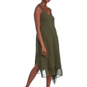 PHILOSOPHY Handkerchief Chiffon Hem Maxi Dress